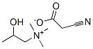 (2-hydroxypropyl)trimethylammonium cyanoacetate CAS#: 70624-15-6