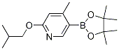 2-isobutoxy-4-Methyl-5-(4,4,5,5-tetraMethyl-1,3,2-dioxaborolan-2-yl)pyridine CAS#: 1353718-39-4