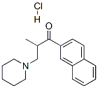 2-methyl-1-(2-naphthyl)-3-piperidinopropan-1-one hydrochloride CAS#: 72637-22-0