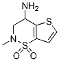 2-methyl-3,4-dihydro-2H-thieno[2,3-e][1,2]thiazin-4-amine 1,1-dioxide CAS#: 1114597-89-5