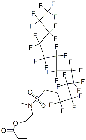 2-[methyl[(3,3,4,4,5,5,6,6,7,7,8,8,9,9,10,10,11,11,12,12,13,13,14,14,14-pentacosafluorotetradecyl)sulphonyl]amino]ethyl acrylate CAS#: 72276-06-3