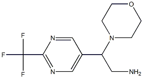 2-morpholino-2-(2-(trifluoromethyl)pyrimidin-5-yl)ethanamine CAS#: 1192570-20-9