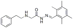 2-(phenethylamino)-N-[(2,3,5,6-tetramethylphenyl)methylideneamino]acet amide CAS#: 72606-37-2