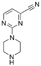 2-piperazino-4-pyrimidinecarbonitrile CAS#: 1135283-54-3