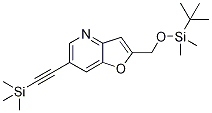 2-((tert-Butyldimethylsilyloxy)methyl)-6-((trimethylsilyl)ethynyl)furo[3,2-b]pyridine CAS#: 1171920-57-2