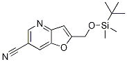 2-((tert-Butyldimethylsilyloxy)methyl)-furo[3,2-b]pyridine-6-carbonitrile CAS#: 1186310-75-7