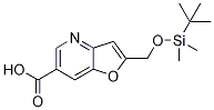 2-((tert-Butyldimethylsilyloxy)methyl)-furo[3,2-b]pyridine-6-carboxylic acid CAS#: 1171920-49-2