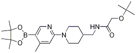 2-tert-butoxy-N-((1-(4-Methyl-5-(4,4,5,5-tetraMethyl-1,3,2-dioxaborolan-2-yl)pyridin-2-yl)piperidin-4-yl)Methyl)acetaMide CAS#: 1352136-31-2
