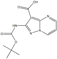 2-(tert-butoxycarbonylamino)pyrazolo[1,5-a]pyrimidine-3-carboxylic acid CAS#: 1383056-73-2