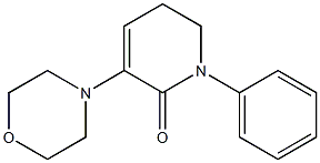 2(1H)-Pyridinone, 5,6-dihydro-3-(4-Morpholinyl)-1-phenyl- CAS#: 1197377-73-3