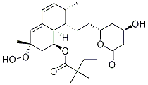 2,2-DiMethylbutanoic Acid (1S,3S,7S,8S,8aR)-1,2,3,7,8,8a-Hexahydro-3-hydroperoxy-3,7-diMethyl-8-[2-[(2R,4R)-tetrahydro-4-hydroxy-6-oxo-2H-pyran-2-yl]ethyl]-1-naphthalenyl Ester CAS#: 1092716-44-3
