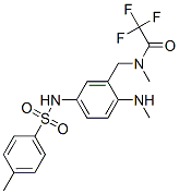 2,2,2-Trifluoro-N-methyl-N-[[2-(methylamino)-5-[[(4-methylphenyl)sulfonyl]amino]phenyl]methyl]acetamide CAS#: 71173-75-6