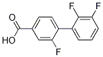 2,2',3'-Trifluoro-[1,1'-biphenyl]-4-carboxylic acid CAS#: 1261625-13-1