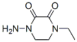 2,3-Piperazinedione,1-amino-4-ethyl-(9CI) CAS#: 71999-56-9
