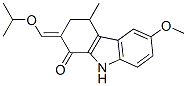 2,3,4,9-tetrahydro-2-(isopropoxymethylene)-6-methoxy-4-methyl-1H-carbazol-1-one CAS#: 72237-74-2