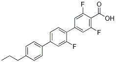 2',3,5-Trifluoro-4''-propyl-[1,1':4',1''-terphenyl]-4-carboxylic acid CAS#: 1195821-09-0