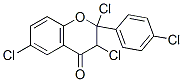 2,3,6-trichloro-2-(4-chlorophenyl)chroman-4-one CAS#: 70460-50-3