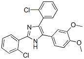 2,4-BIS-(2-CHLOROPHENYL)-5-(3,4-DIMETHOXYPHENYL)-IMIDAZOLE (CDI) CAS#: 71360-31-1