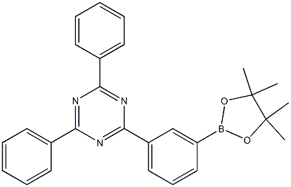 2,4-Diphenyl-6-[3-(4,4,5,5-tetramethyl-1,3,2-dioxaborolan-2-yl)phenyl]-1,3,5-triazine CAS#: 1269508-31-7
