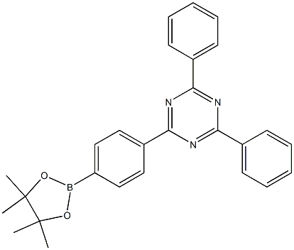 2,4-Diphenyl-6-[4-(4,4,5,5-tetramethyl-1,3,2-dioxaborolan-2-yl)phenyl]-1,3,5-triazine CAS#: 1219956-23-6