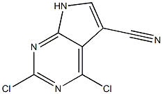 2,4-dichloro-7H-Pyrrolo[2,3-d]pyriMidine-5-carbonitrile CAS#: 1379367-43-7