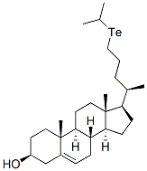 24-(isopropyltelluro)chol-5-en-3 beta-ol CAS#: 72249-76-4