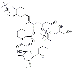 24,32-Bis-O-(tert-butyldiMethylsilyl)-37,38-dehydro-37,38-dihydroxy TacroliMus CAS#: 1356932-17-6