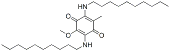 2,5-Bis(decylamino)-3-methoxy-6-methyl-1,4-benzoquinone CAS#: 70960-79-1