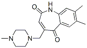 2,5-Dihydro-7,8-dimethyl-4-[(4-methylpiperazino)methyl]-2,5-dioxo-1H-1-benzazepine CAS#: 72004-13-8