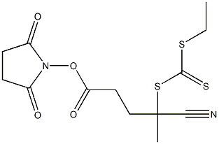 2,5-Dioxopyrrolidin-1-yl 4-cyano-4-(((ethylthio)carbonothioyl)thio)pentanoate CAS#: 1195771-65-3