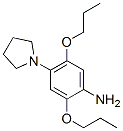 2,5-Dipropoxy-4-(1-pyrrolidinyl)benzenamine CAS#: 71550-54-4