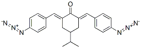 2,6-Bis[(4-azidophenyl)methylene]-4-(1-methylethyl)-1-cyclohexanone CAS#: 72259-81-5