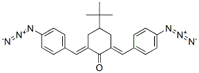 2,6-Bis[(4-azidophenyl)methylene]-4-(1,1-dimethylethyl)-1-cyclohexanone CAS#: 72259-80-4