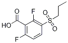2,6-Difluoro-3-(propylsulfonyl)benzoic acid CAS#: 1152501-92-2