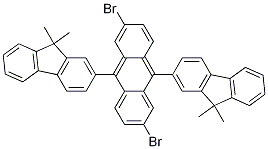 2,6-dibroMo-9,10-bis(9,9-diMethyl-9H-fluoreN-2-yl)anthracene CAS#: 1154751-57-1