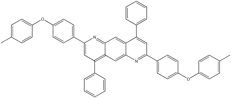 2,7-Bis[4-(4-methylphenoxy)phenyl]-4,9-diphenypyrido[2,3-g]quinoline CAS#: 1110276-79-3