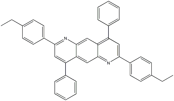 2,7-Bis(4-ethylphenyl)-4,9-diphenylpyrido[2,3-g]quinoline CAS#: 1110276-68-0