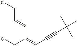 (2E,4E)-1-Chloro-4-(chloroMethyl)-8,8-diMethyl-2,4-nonadien-6-yne CAS#: 1176744-63-0