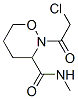2H-1,2-Oxazine-3-carboxamide, 2-(chloroacetyl)tetrahydro-N-methyl- (9CI) CAS#: 70236-03-2