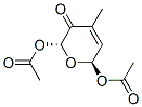 2H-Pyran-3(6H)-one, 2-(acetyloxy)-6-(acetyloxy)methyl-, (2R-trans)- CAS#: 71021-12-0
