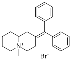 2H-Quinolizinium, octahydro-2-(diphenylmethylene)-5-methyl-, bromide, trans- CAS#: 71731-46-9