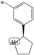 (2R)-2-(3-BROMOPHENYL)PYRROLIDINE CAS#: 1217632-62-6
