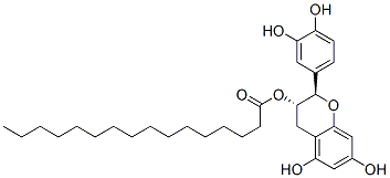 (2R-trans)-2-(3,4-dihydroxyphenyl)-3,4-dihydro-5,7-dihydroxy-2H-1-benzopyran-3-yl palmitate CAS#: 71634-82-7