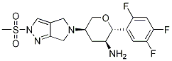 (2R,3S,5R)-5-(2-(Methylsulfonyl)pyrrolo[3,4-c]pyrazol-5(2H,4H,6H)-yl)-2-(2,4,5-trifluorophenyl)tetrahydro-2H-pyran-3-aMine CAS#: 1226781-45-8