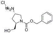 (2R,4S)-1-CBZ-2-hydroxyMethyl-4-aMino Pyrrolidine-HCl CAS#: 1217609-33-0