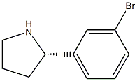 (2S)-2-(3-BROMOPHENYL)PYRROLIDINE CAS#: 1217694-15-9