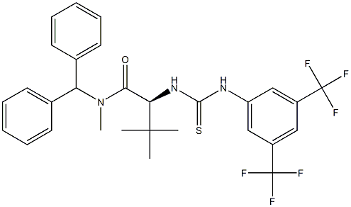 (2S)-(-)-2-{[[[3,5-Bis(tifluoromethyl)phenyl]amino]thioxomethyl]amino}-N-(diphenylmethyl)-N,3,3-trimethylbutanamide, 95% CAS#: 1186602-28-7