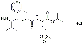 (2S)-[(2'S)-Amino-(3'S)-methyl-1-pentyloxy]-3-phenylpropionyl-methionine Sulfone, Isopropyl Ester, Hydrochloride CAS#: 1356019-46-9
