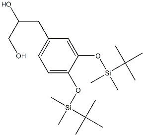 (2S)-[3,4-Bis[[(1,1-diMethylethyl)diMethylsilyl]oxy]phenyl]-1,2-propanediol CAS#: 1235828-10-0