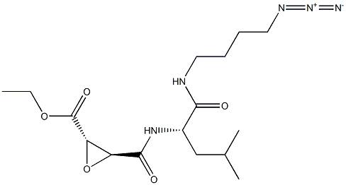 (2S,3S)-3-[[[(1S)-1-[[(4-Azidobutyl)aMino]carbonyl]-3-Methylbutyl]aMino]carbonyl]-2-oxiranecarboxylic Acid Ethyl Ester CAS#: 1174021-95-4